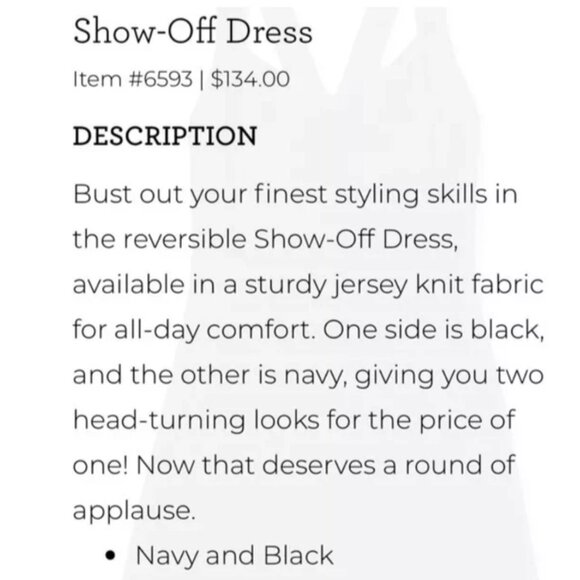 NWOT | Cabi 6593 Show-Off Dress (# 6593) - Picture 4 of 6